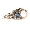 Flower Dichroic Lock silver