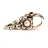 Flower Pearl lock, silver