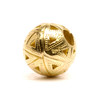 Triangles Bead, Gold Trollbeads