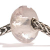 Rose Quartz Faceted Stone Trollbead on Chain