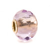 Lavender Prism Faceted Glass Trollbeads