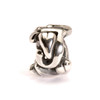 Letter Bead J, Silver