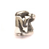 Letter Bead N, Silver