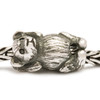 Hugging Bear Silver Trollbeads On a chain