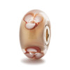 Cappucino Flower Glass Trollbeads