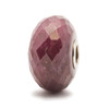 Ruby with silver core Trollbead