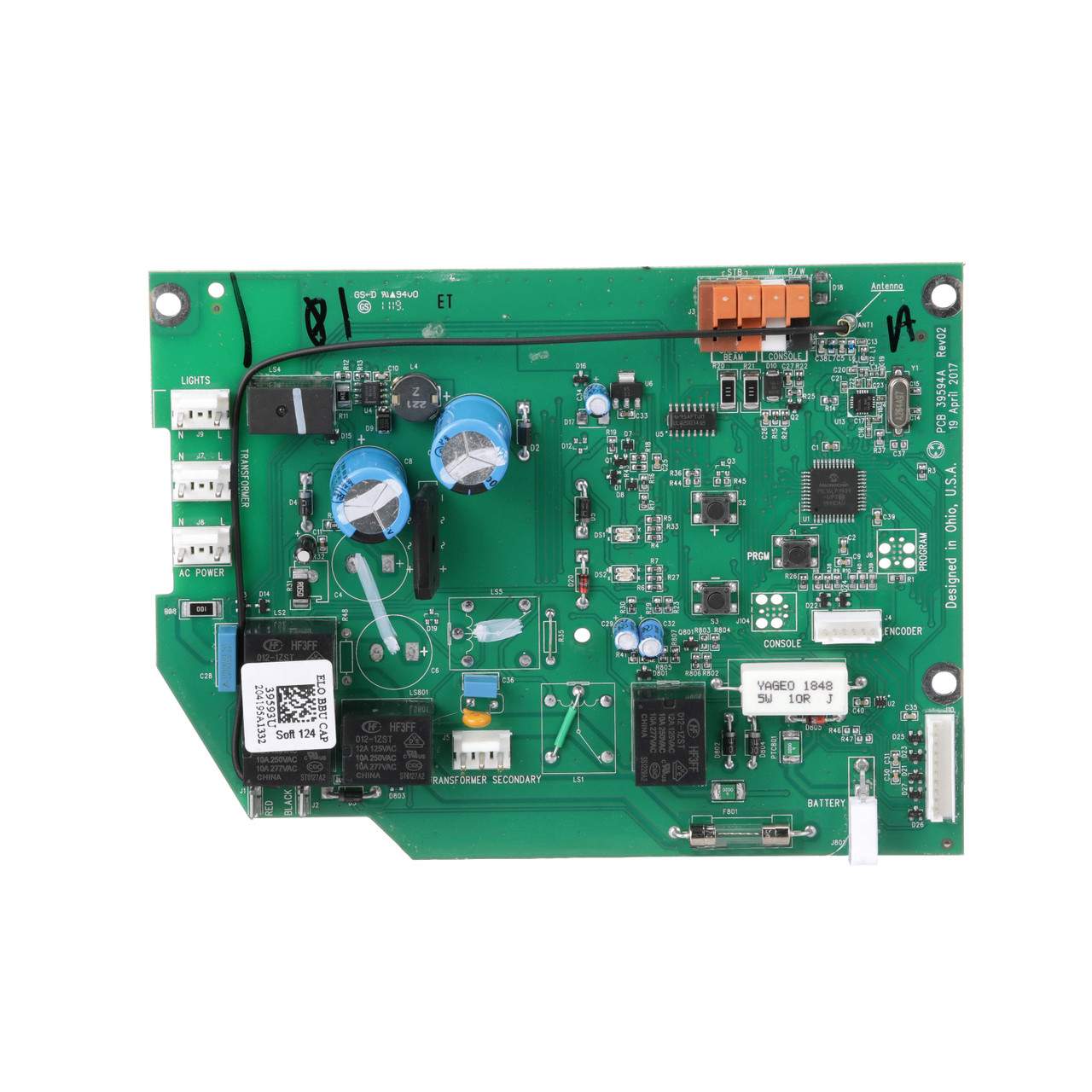CIRCUIT BOARD STANDARD DRIVE 650 (WiFi and BBU) GREEN Overhead Door