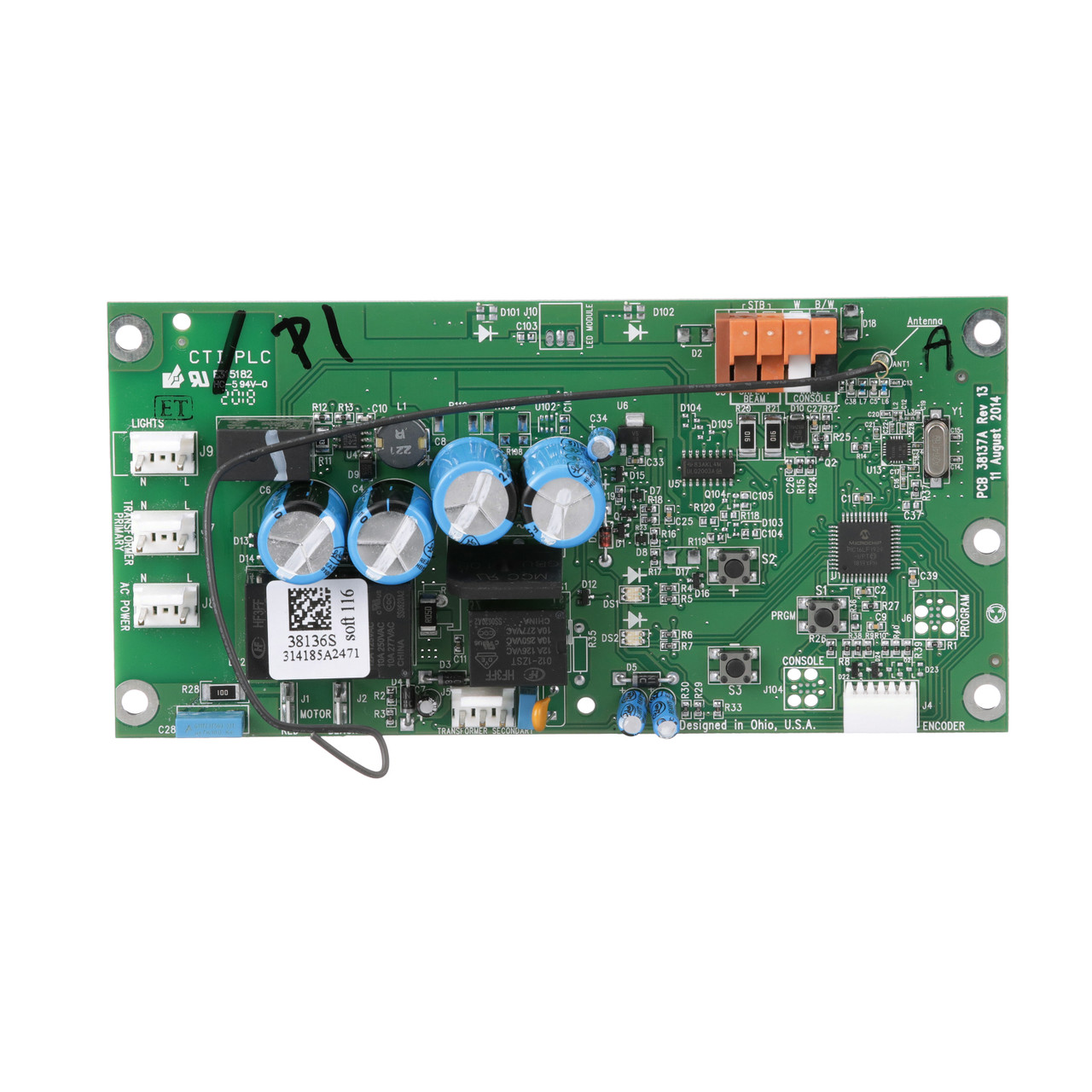 CIRCUIT BOARD - 850 GREEN (REPLACE BY #41922R.S) - Overhead Door