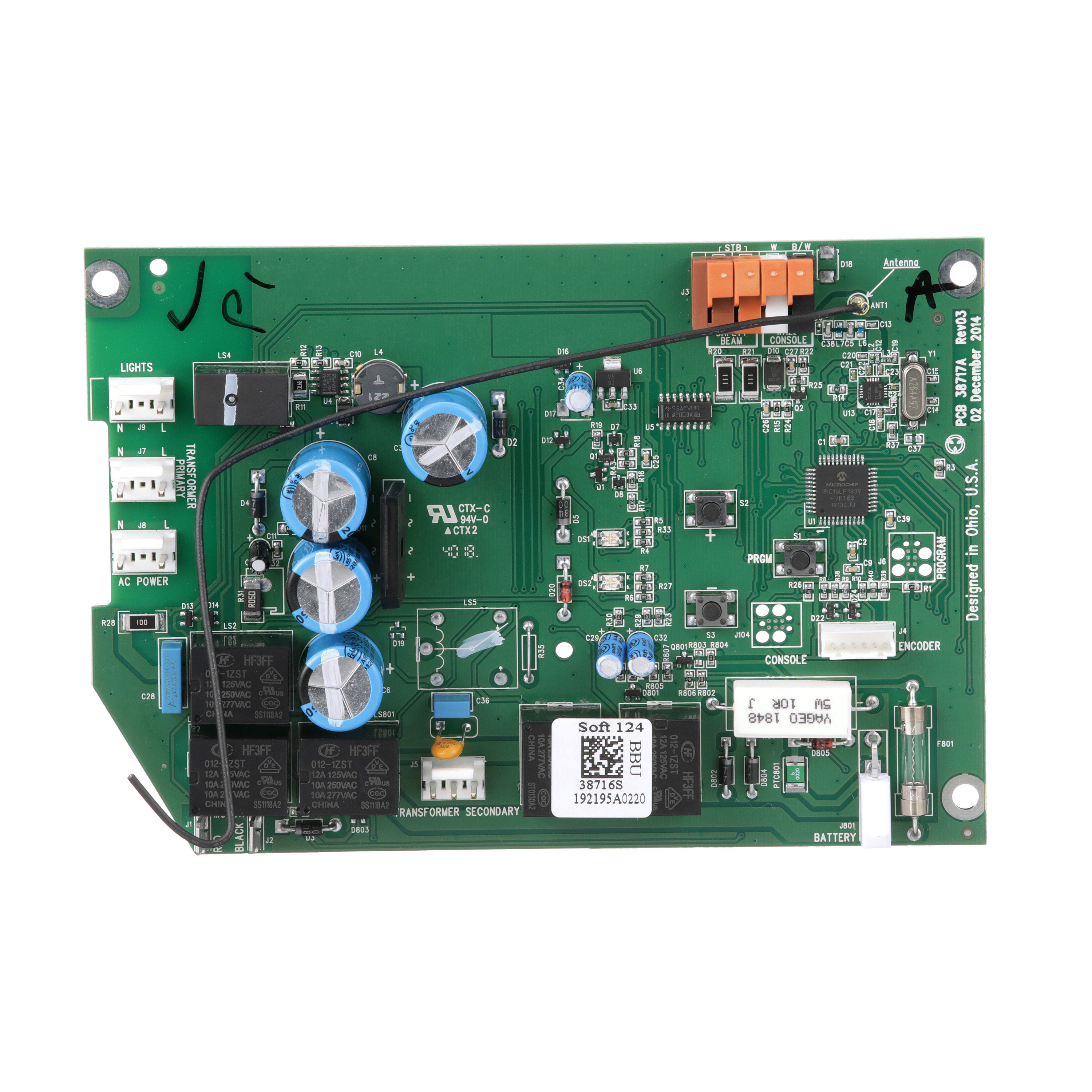CIRCUIT BOARD - 920 (7020) GREEN - Overhead Door Parts Online