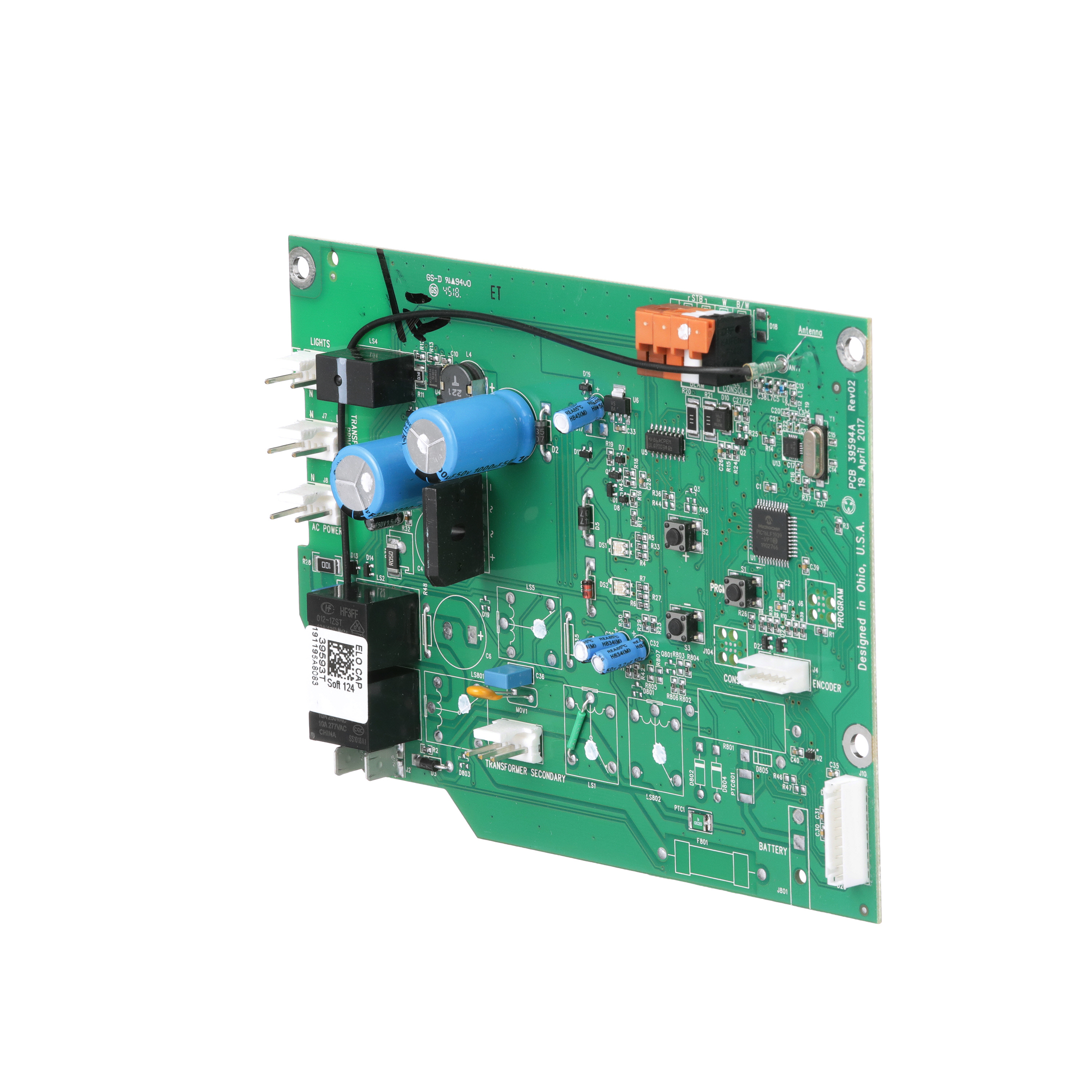 CIRCUIT BOARD - LEGACY 650 - 1129 (WiFi) GREEN - Overhead Door