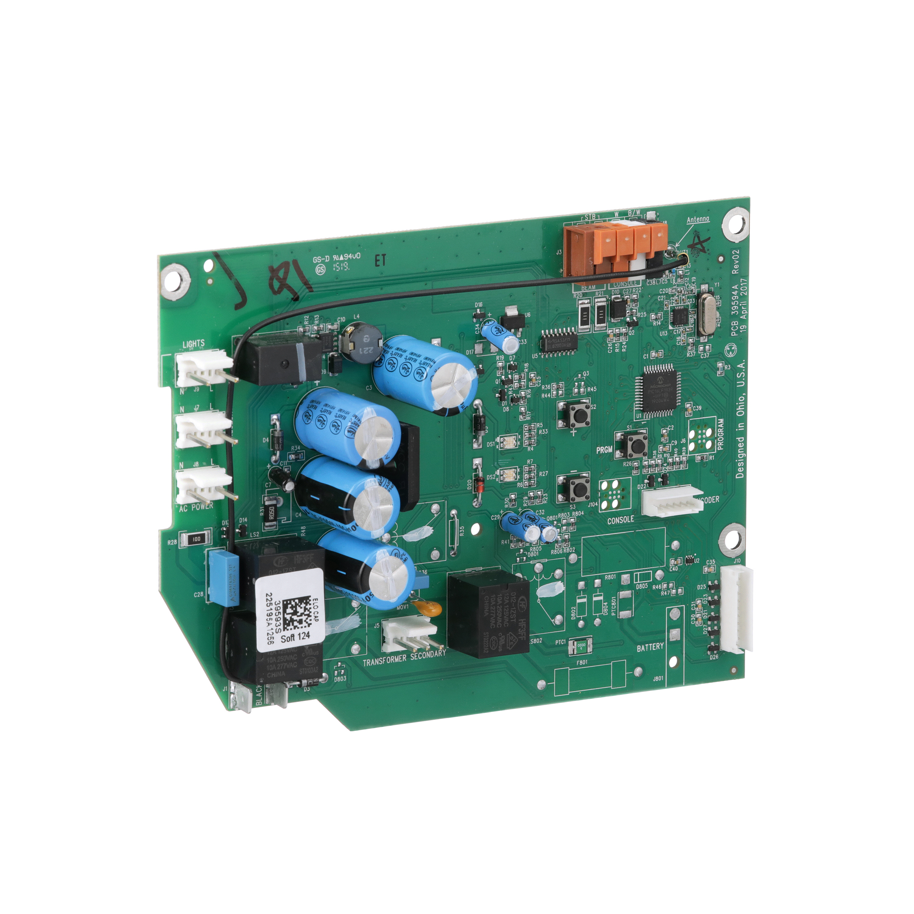 CIRCUIT BOARD - LEGACY 850 - 2129 (WiFi) GREEN - Overhead