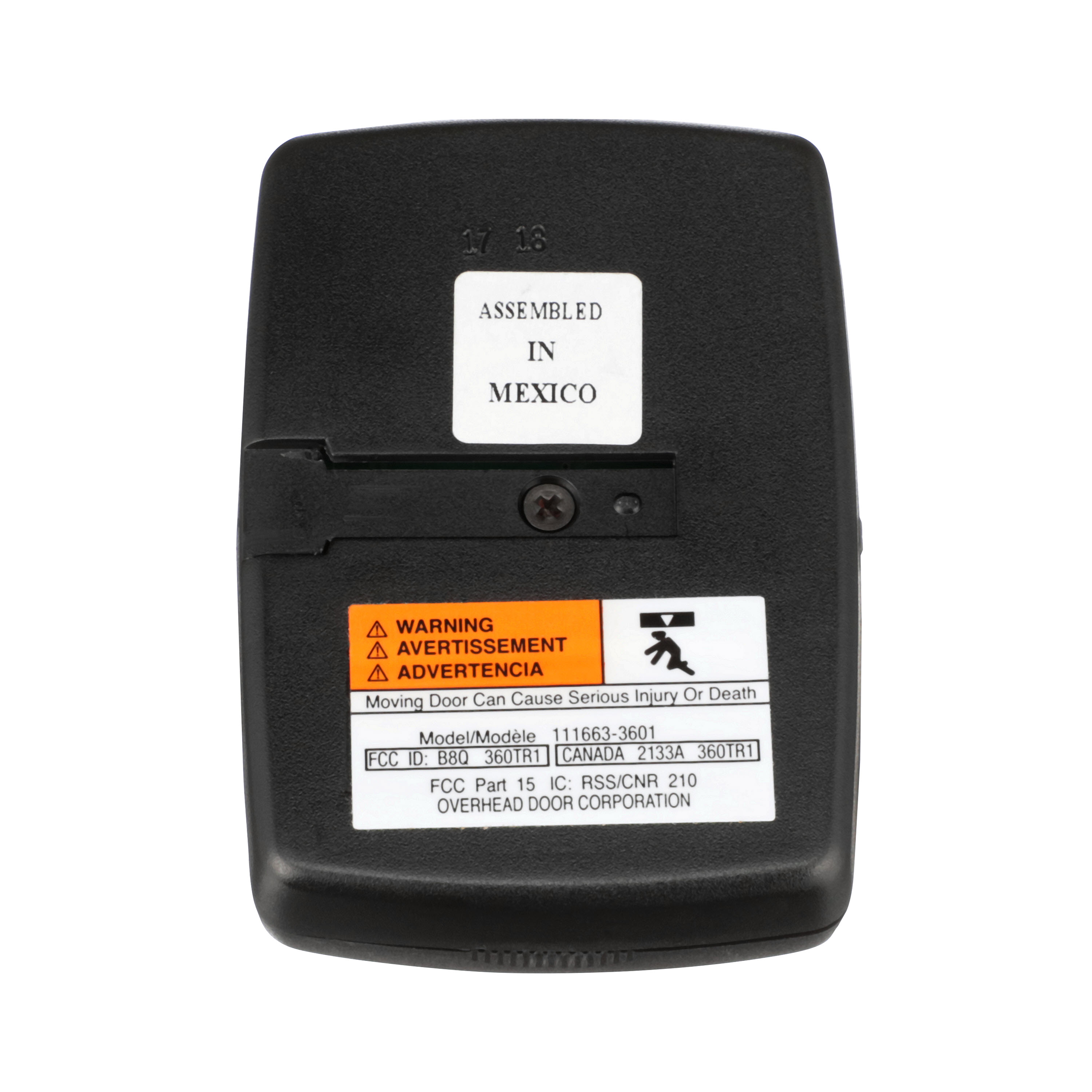 360 Garage Door Remote Control - Overhead Door