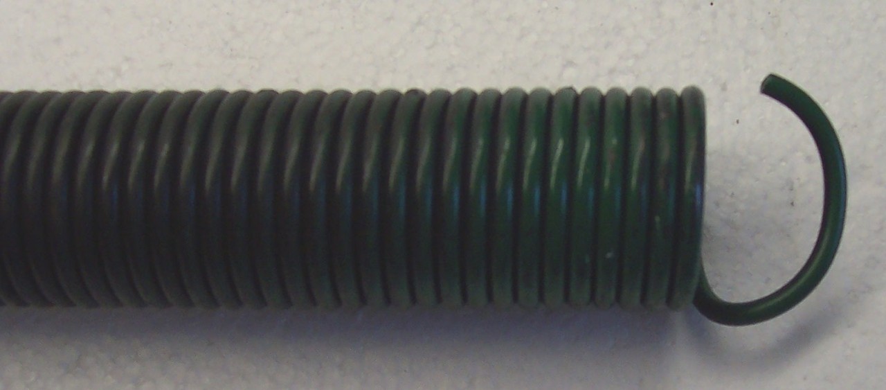 EXTENSION SPRING, 120LB - GREEN - Overhead Door Parts Online