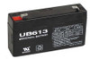 6V 1.3AH Sealed Lead Acid Battery Universal UB613 D5731 Top| batteryspecialist.ca