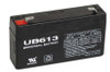 6V 1.3Ah Replacement Portalac PE6V1.2F1 UPS Battery Top| batteryspecialist.ca