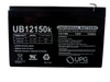 12V 15AH F2 Sealed Lead Acid (SLA) Battery for APC BackUPS Pro 1000 B-655 Side| Battery Specialist Canada