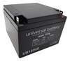 12V 26Ah Wheelchair Scooter Battery Replaces Kung Long WP26-12 Side| batteryspecialist.ca