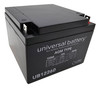 12V 26Ah Wheelchair Scooter Battery Replaces National Battery C26B Side| batteryspecialist.ca
