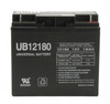 12V / 18Ah Sealed Lead Acid Battery with Nut and Bolt Terminals - UVUB12180B1| Battery Specialist Canada