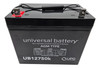 12V 75Ah Battery for 3000XR, 5000XR, SMARTCELL-XR, UXBP48M, MX3000XR, MX5000XR Front| batteryspecialist.ca