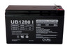 12V 8AH Battery Replaces 12V 8Ah ELK-1280 WITH CHARGER Front | batteryspecialist.ca