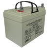 12V 35Ah U1 Gel Battery Replaces UB12350 NP-35 DCS-35 U1-34 PS-12350 Side| batteryspecialist.ca