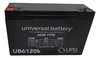 6 Volt 12 Ah UPS Battery Replaces Panasonic LC-R0612P1, LCR0612P1 MK ES12-6 Top| Battery Specialist Canada