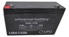 6V 12Ah SLA UB6120 Sealed Lead Acid Universal Battery F1| Battery Specialist Canada