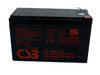 RBC12 UPS CSB Battery - 12 Volts 7.5Ah - 60 Watts Per Cell -Terminal F2  - UPS123607F2 - 8 Pack Side| Battery Specialist Canada