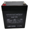 BERBC53 Universal Battery - 12 Volts 5Ah - Terminal F2 - UB1250 Front | Battery Specialist Canada