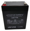 F6C550-AVR  Universal Battery - 12 Volts 5Ah - Terminal F2 - UB1250 Front | Battery Specialist Canada