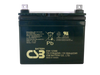 EVH12390 - 12V 39Ah CSB Battery Front | batteryspecialist.ca