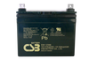 EVH12390 - 12V 39Ah CSB Battery Front | batteryspecialist.ca