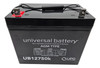 Invacare TDX-3 12V 75Ah Wheelchair Battery Front| batteryspecialist.ca