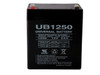 Toshiba 1200 2 kVA 12V 5Ah UPS Battery Front View | Battery Specialist Canada