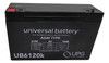 Dual-Lite 120727 6V 12Ah Alarm Battery Top| Battery Specialist Canada