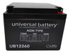 Amigo Mobility Power Shopper Patriot 12V 26Ah Wheelchair Battery| batteryspecialist.ca