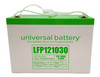 LFP121030 - 12.8V 103Ah LiFePO4 Lithium Battery Front | batteryspecialist.ca