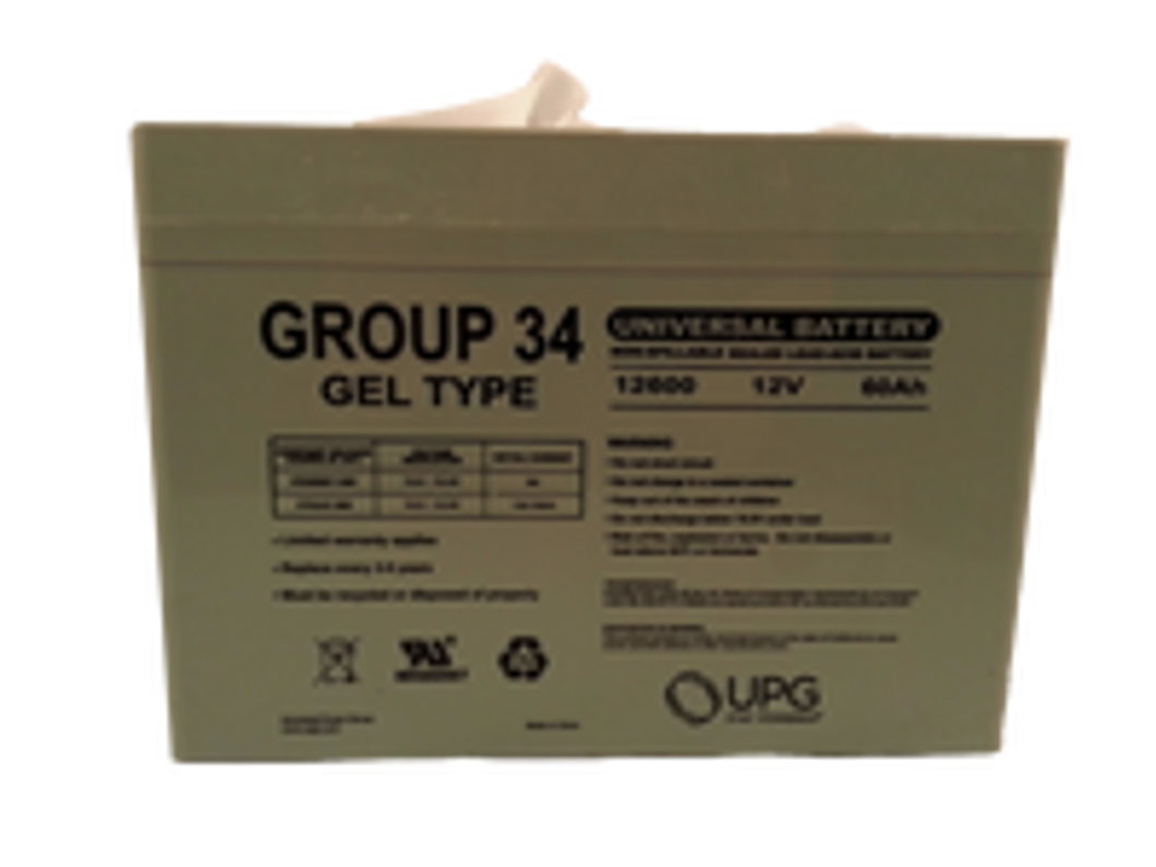 UB12600 Group 34 Gel Battery | Battery Specialist Canada 