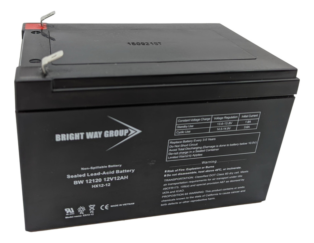 Buy More Save More!  Now Available 12 Volts 12Ah SLA AGM Battery with F2 Terminals