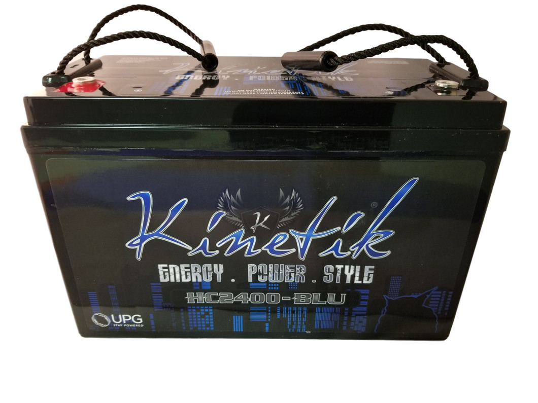 Take a Look At This Power Cell!  Kinetik BLU 2400 Watt 12V 110Ah Power Cell - HC2400-BLU - 40928