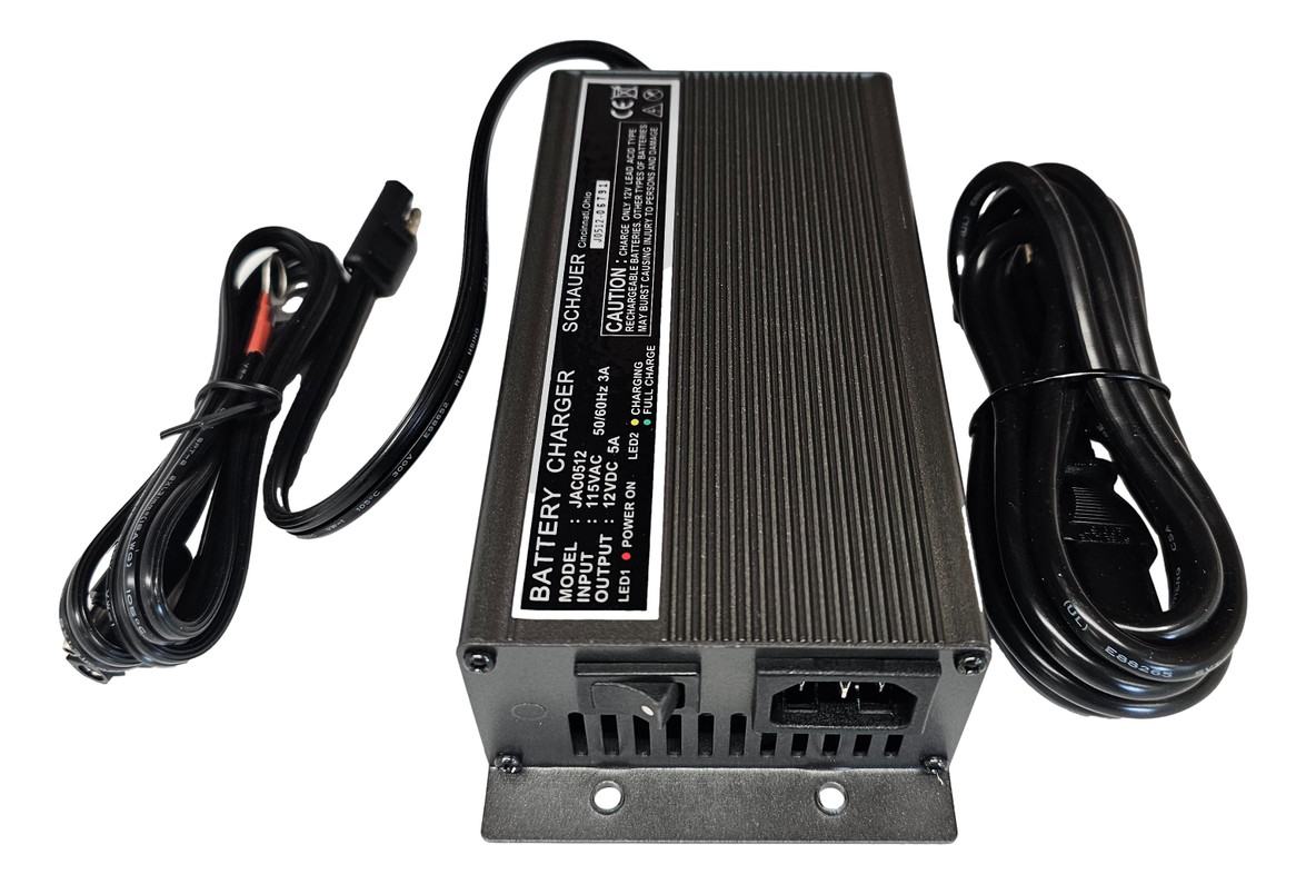 New Charger just arrived!  Schauer 12V 5Amp Automatic Battery Charger - JAC0512-R