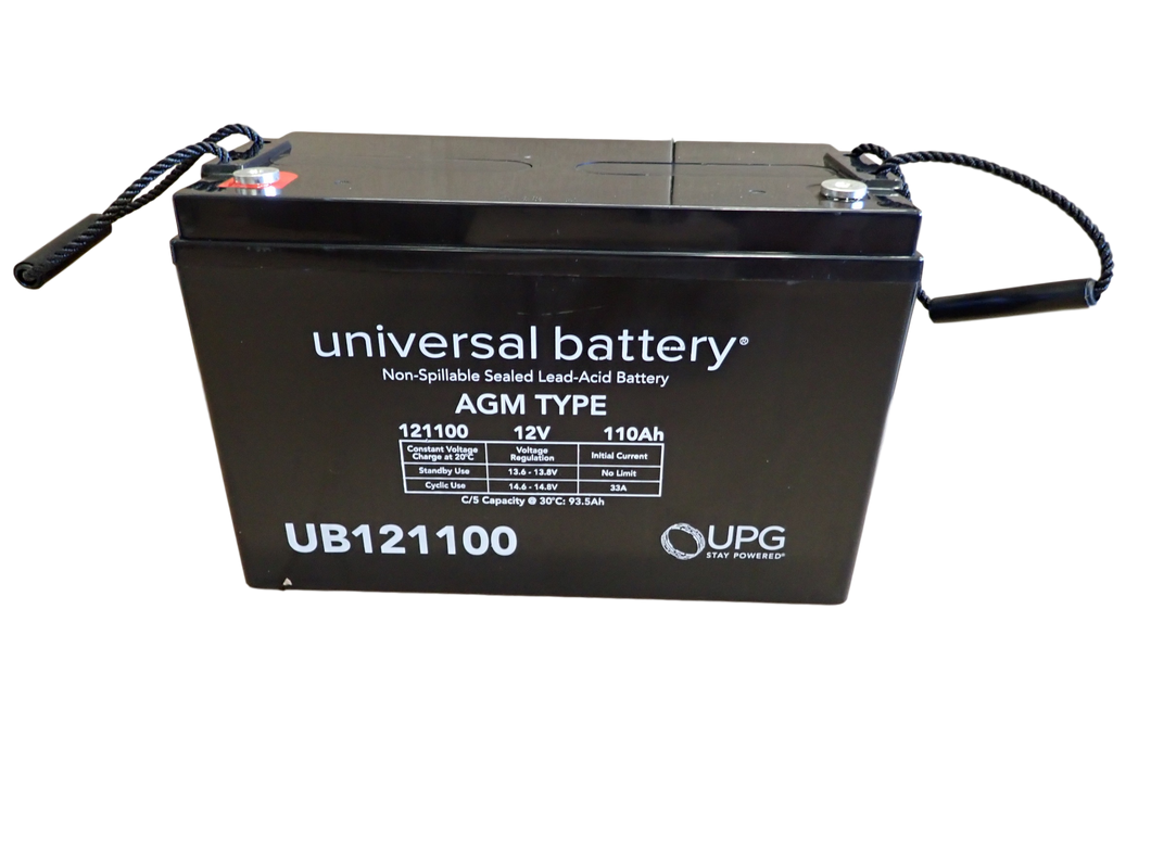 12 Volts 110Ah -Terminal I6 - SLA/AGM Battery - UB121100 - Group 30H - 45981