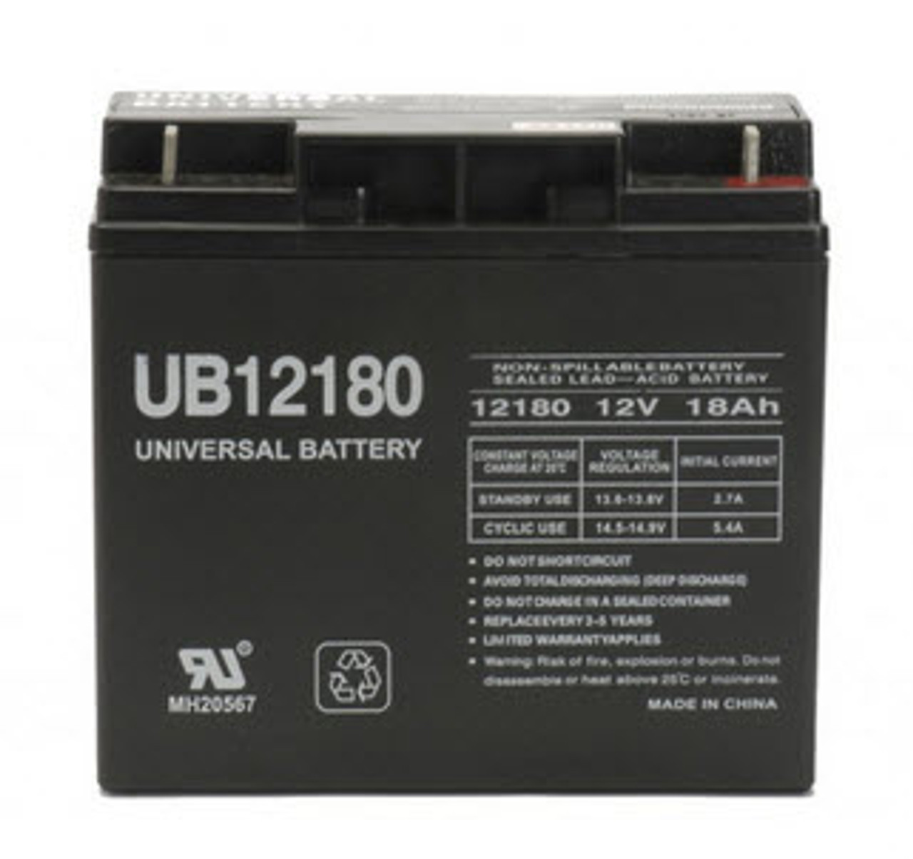 12 Volt 18 Amp Hour Upgrade Battery for Modified Power Wheels New