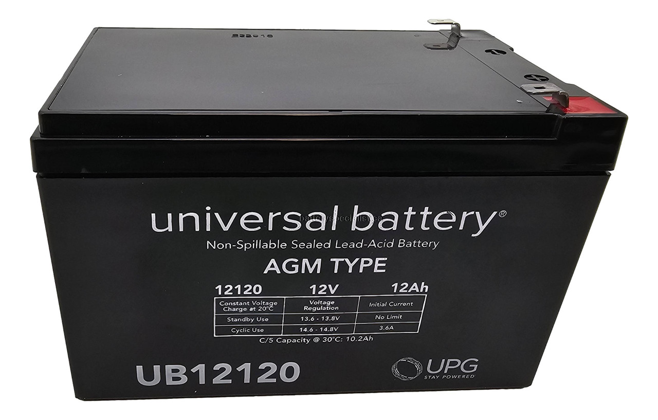 Casil CA12120 12v 12ah F2 Sealed Lead Acid AGM Rechargeable Deep Cycle  Battery