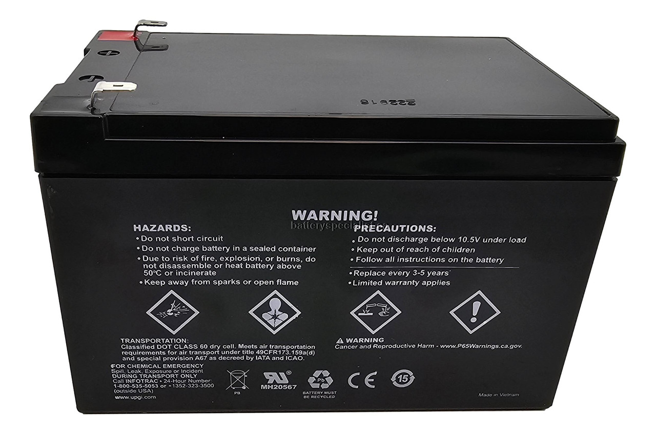 Panasonic LC-RA1212P1 LCRA1212P1 12V 12Ah Sealed Lead Acid Battery