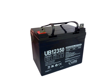12V 35AH Sealed Lead Acid (SLA) Battery for UB12350 Amigo Value Shopper Scooter Angle View| Battery Specialist Canada