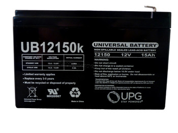 12V 15AH F2 6-DZM-12 UPS APC Scooter Medical Rechargeable Battery Side| Battery Specialist Canada