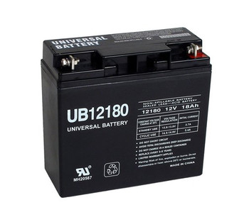12V 18AH SLA Battery Replaces wp17-12 d5745 6dzm17 lcr12v17cp ca12180 Side View | Battery Specialist Canada