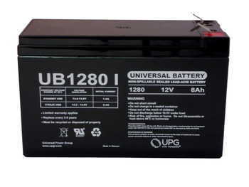 12V 8AH Battery Replaces 7Ah ADI Ademco PWPS1270 WITH CHARGER Front | batteryspecialist.ca